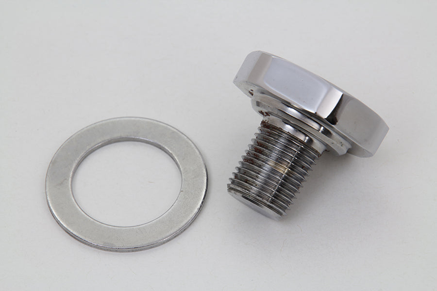 Colony Fork Top Tube Plug Flat Chrome #9912-2