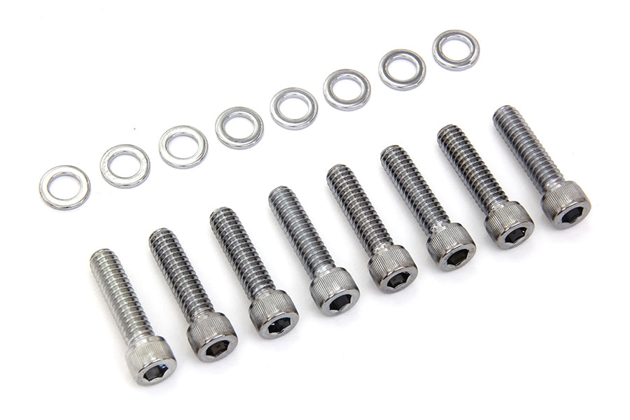 Colony chrome allen head Tappet Block Bolt Set #9942-16