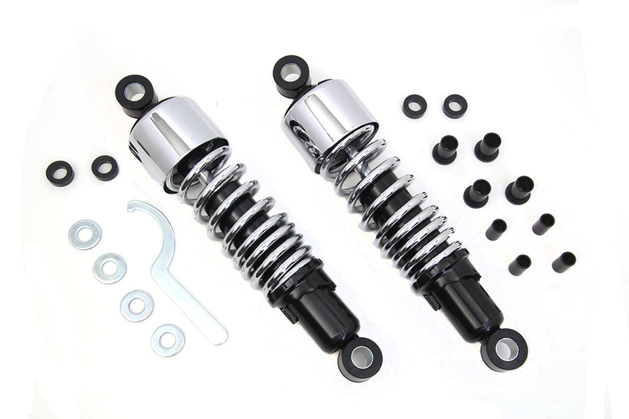 11-1/2 inch FLT Shock Set Chrome