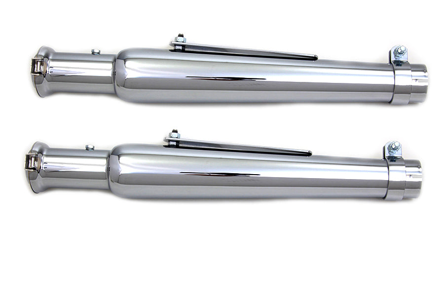 Chrome Megaphone Muffler Set