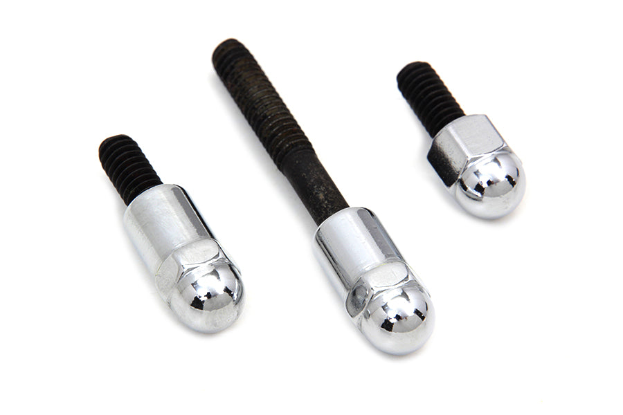 Colony Oil Hose Cover Mounting Kit Chrome #9949-6