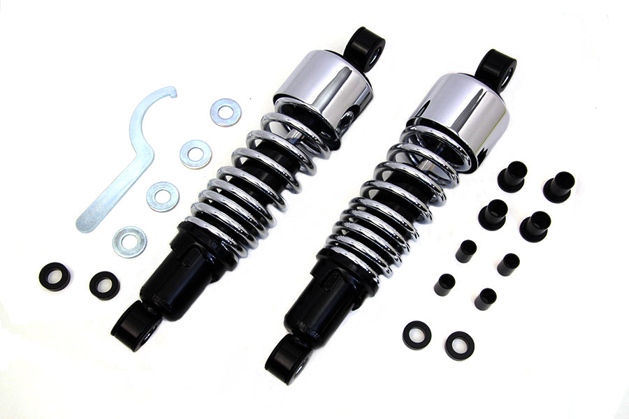 11-1/2 inch FLT Shock Set Chrome