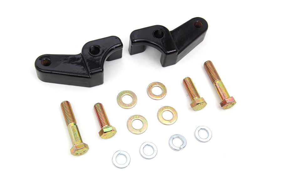 Harley Touring Rear Shock Lowering Kit in Black