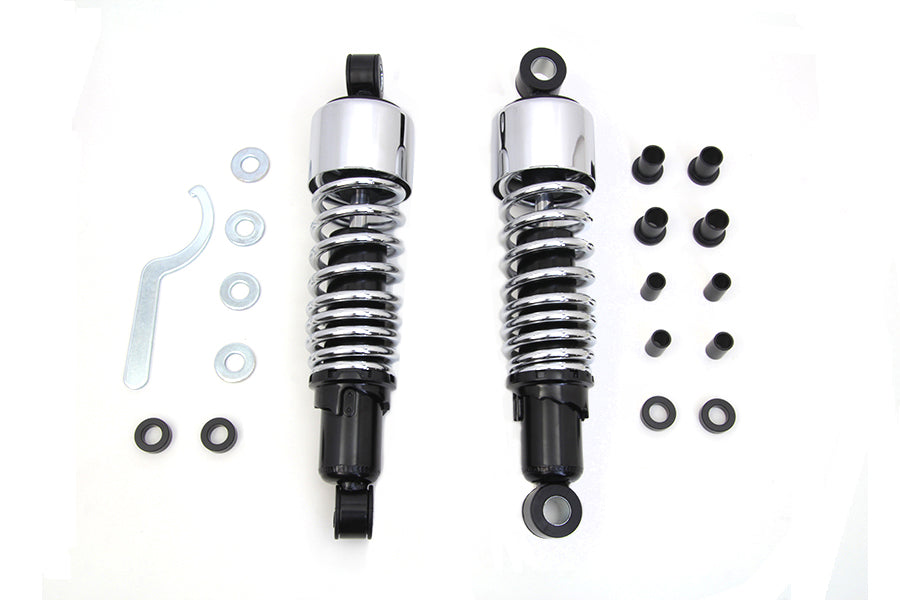 11-1/2 inch FLT Shock Set Chrome