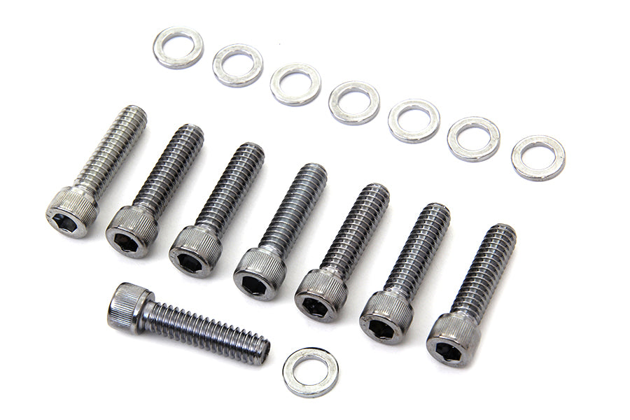 Colony chrome allen head Tappet Block Bolt Set #9942-16