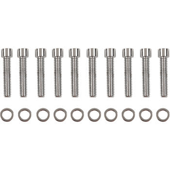 Drag Specialties DS192396 Cam Cover Bolt Kit | ’99–’17 Twin Cam Chrome