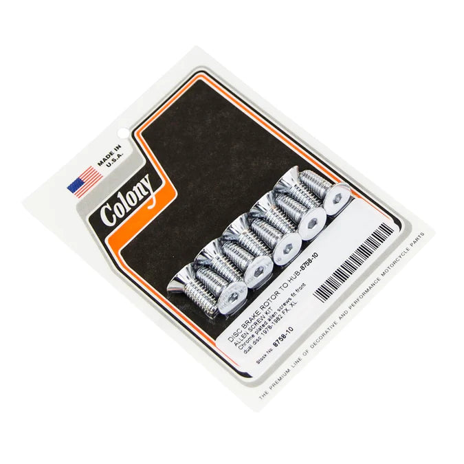 Colony Disc Brake Rotor To Hub Allen Screw Kit #8758-10