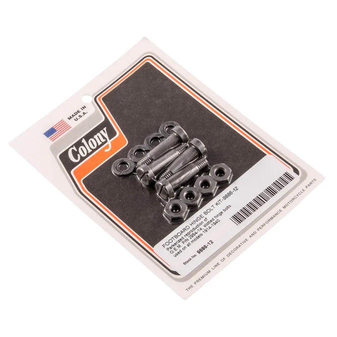 Colony Footboard Parkerized Hinge Bolt Kitb #9886-12