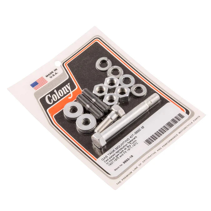 Colony Chrome Gas Tank Mounting Kit #9891-18