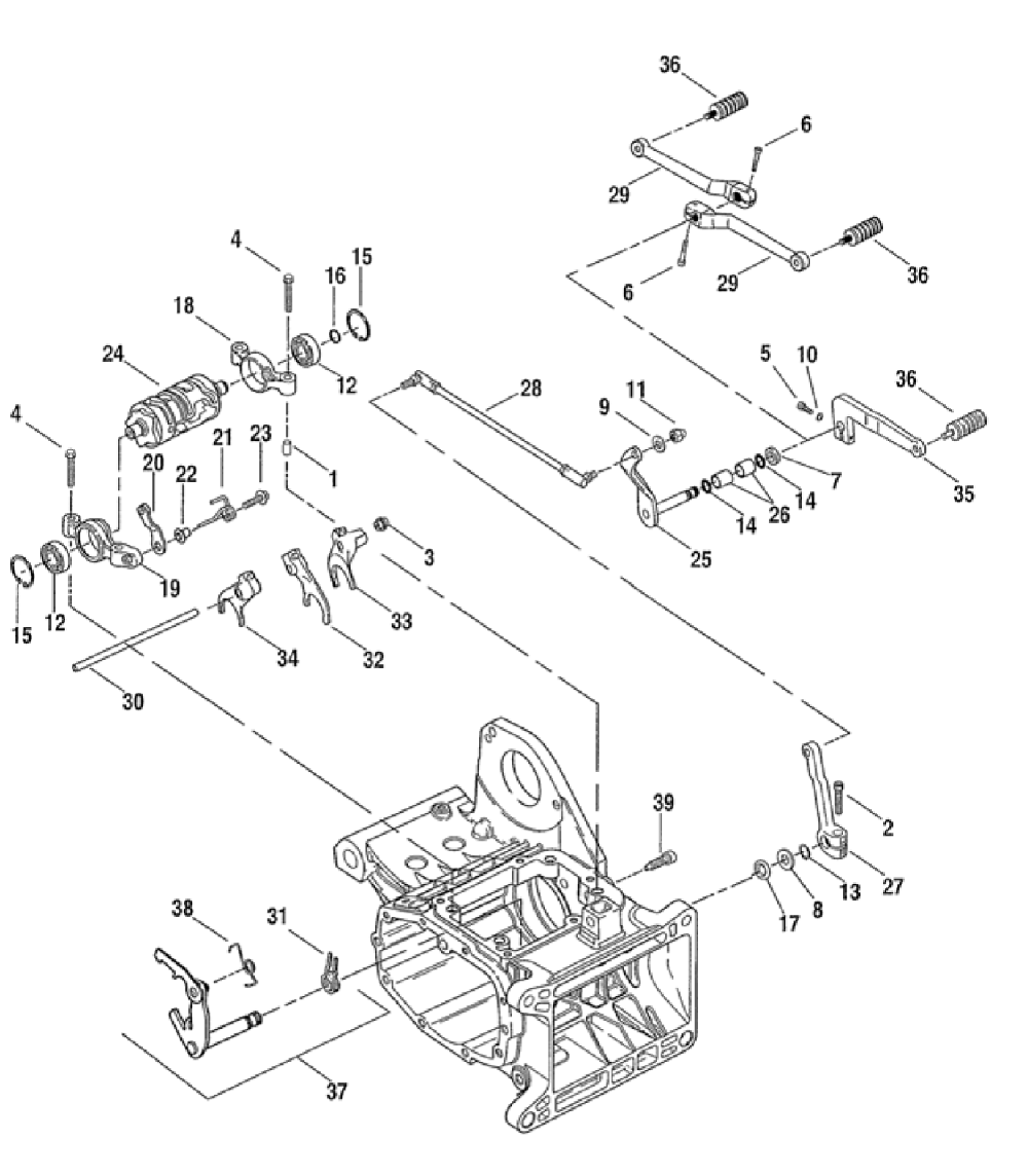 Harley Davidson Shifter Shaft Lever Spring OEM 34087-79A