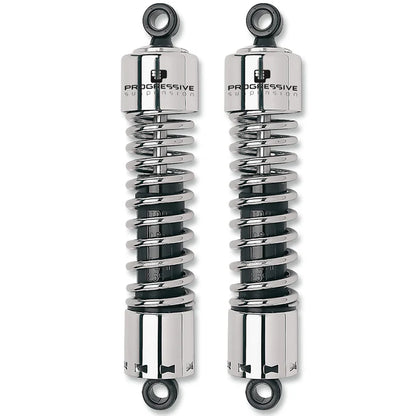 13-1/2 inch Progressive 412 Series Shock Set for Ironheads