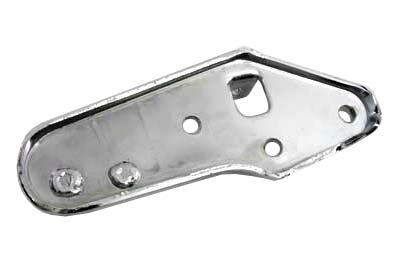 Chrome rear brake pedal mount plate for Harley Davidson FL hydraulic drum brake models 1958 to 1969 replacing OEM 42480-59