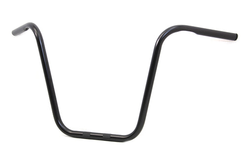 16" Gloss Black Ape Hanger Handlebar with Indents