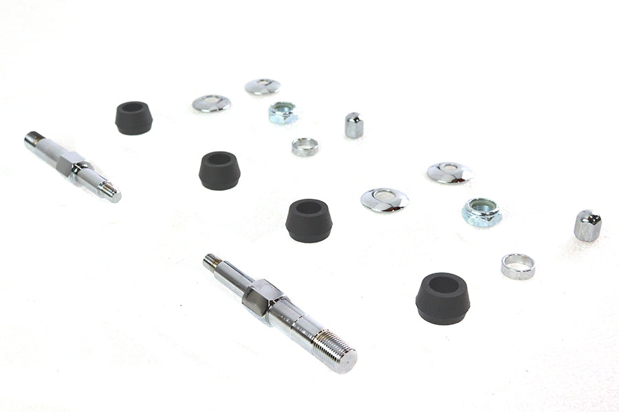 FX Shovelhead Chrome Upper Rear Shock Stud Kit OEM 54515-73