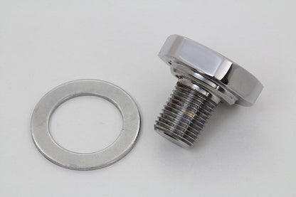 Colony Fork Top Tube Plug Flat Chrome #9912-2