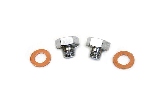 Colony Chrome Fork Slider Drain Screws #9907-4