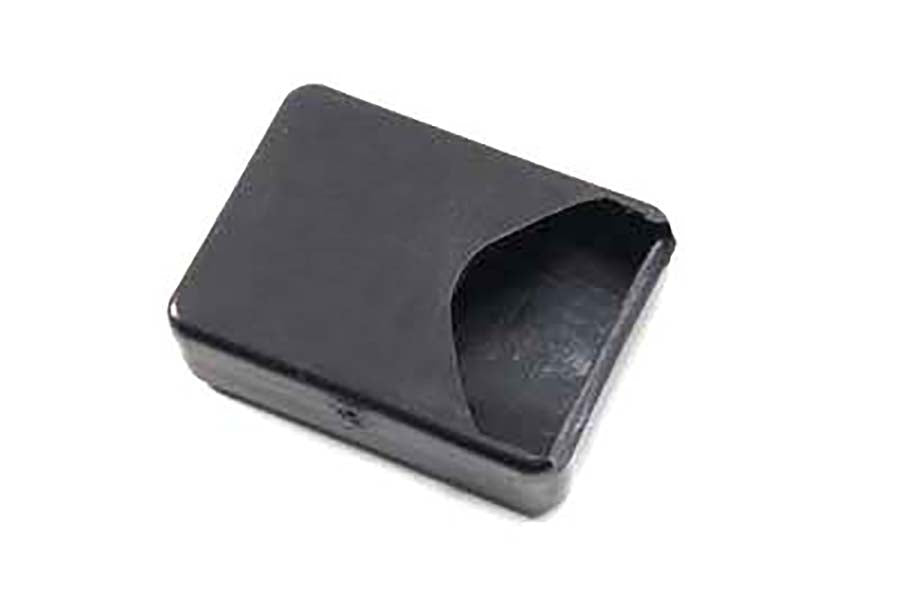 Black brake pedal rubber for Harley Davidson Shovelhead FX models 1971 to 1984 replacing OEM 42394-65