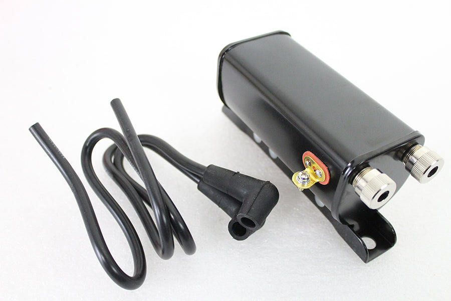 Panhead 6 Volt Replica Ignition Coil Black OEM 31604-48