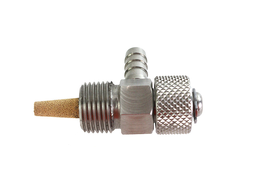 3/8" NPT Stainless Steel 90° rotary Petcock