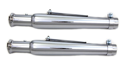 Chrome Megaphone Muffler Set