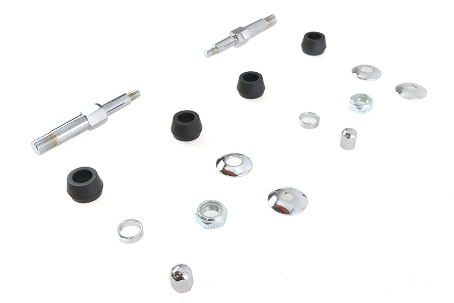 FX Shovelhead Chrome Upper Rear Shock Stud Kit OEM 54515-73