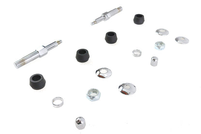 FX Shovelhead Chrome Upper Rear Shock Stud Kit OEM 54515-73