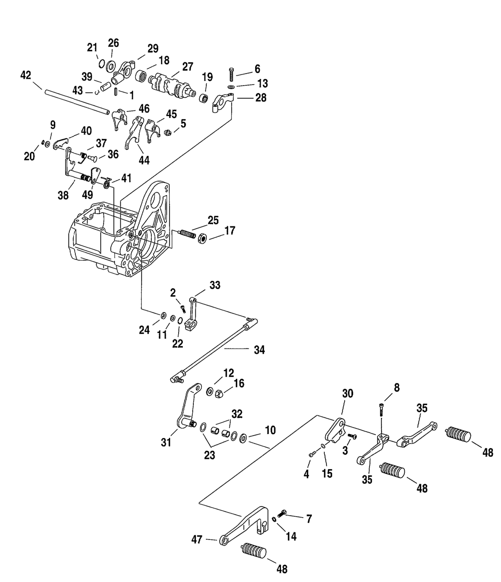 Harley Davidson 5 Speed Transmission Support Shifter Cam Right OEM 33332-79