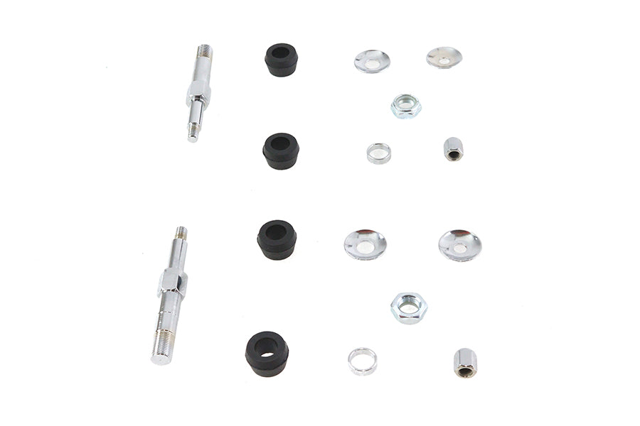 FX Shovelhead Chrome Upper Rear Shock Stud Kit OEM 54515-73