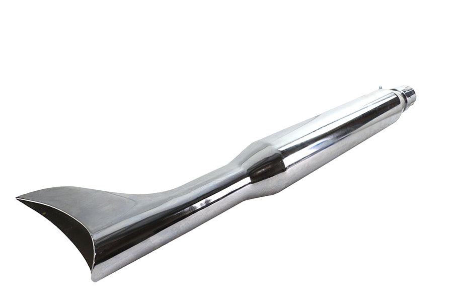Chrome Fishtail Muffler 30 inch long