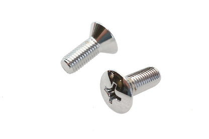 Air Cleaner Chrome Phillips Head Screw Set OEM 33822-36