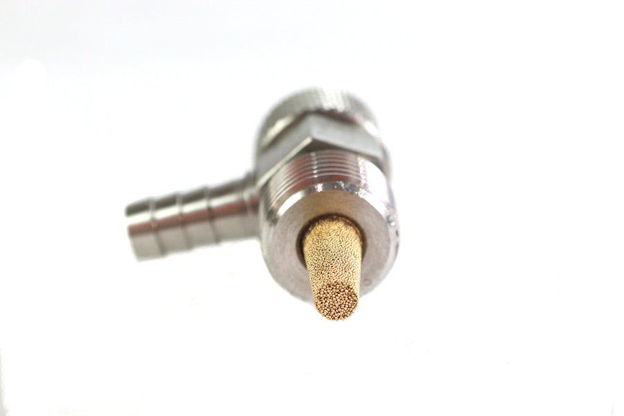 3/8" NPT Stainless Steel 90° rotary Petcock