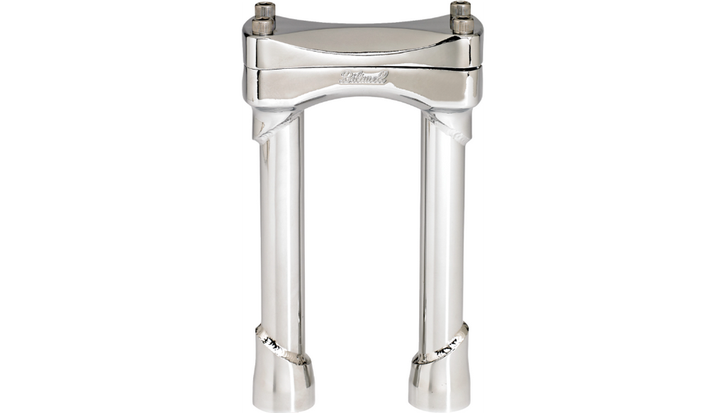 Biltwell Murdock 8 inch chrome handlebar risers for 1 inch bars