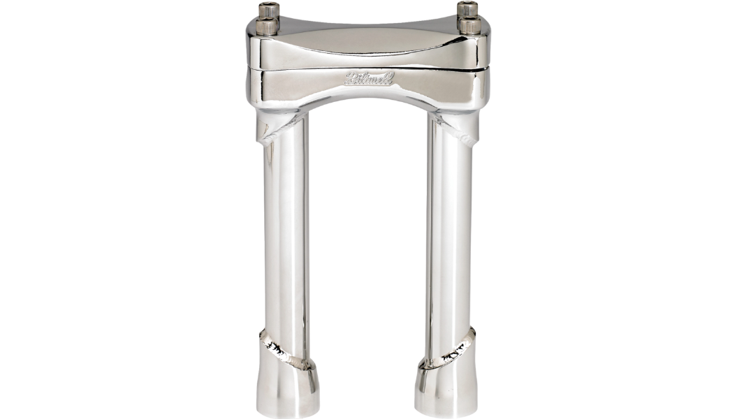 Biltwell Murdock 8 inch chrome handlebar risers for 1 inch bars