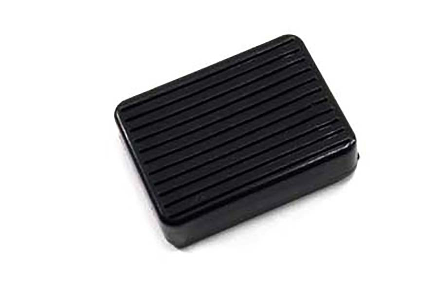 Black brake pedal rubber for Harley Davidson Shovelhead FX models 1971 to 1984 replacing OEM 42394-65