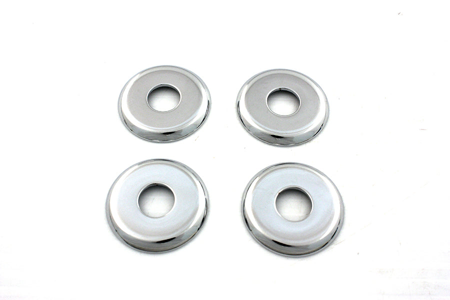 Chrome riser cup washer for Harley handlebar bushings

Harley Davidson riser cup washer replaces OEM 56159-73

Handlebar bushing cup washer chrome Harley models

Vintage Harley riser cup washer for upper tree

Boomers Bike Shop chrome Harley riser cup washer