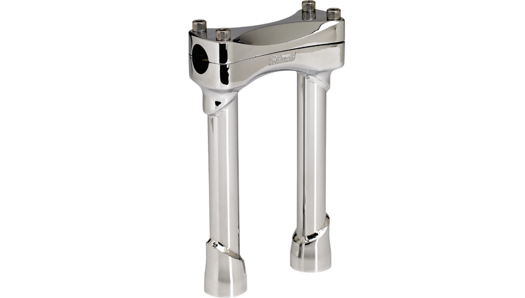 Biltwell Murdock 8 inch chrome handlebar risers for 1 inch bars