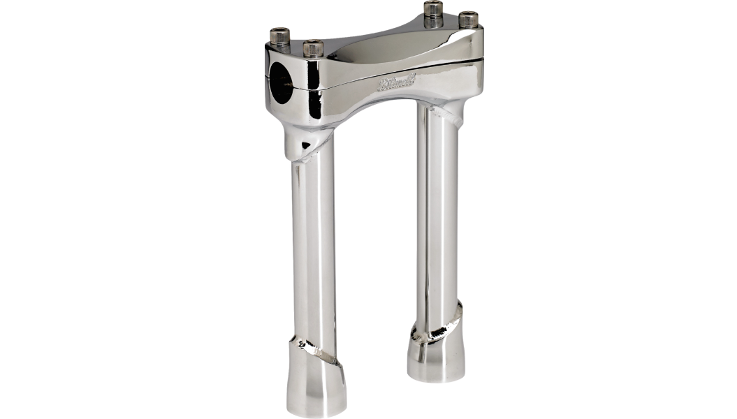 Biltwell Murdock 8 inch chrome handlebar risers for 1 inch bars