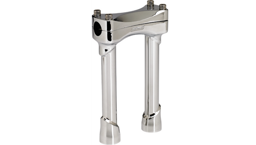 Biltwell Murdock 8 inch chrome handlebar risers for 1 inch bars