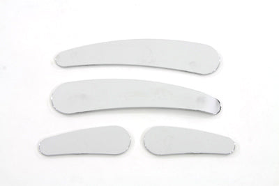 Smooth 4-Piece Frame Cover Trim Set for Harley FXST 2000-2006/2000-Up – Easy Install Chrome Trim