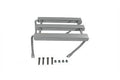 “Chrome three-channel luggage rack for Harley FLST 1986-2006 and FXST 1984-2006, classic 60s style with bolt kit”