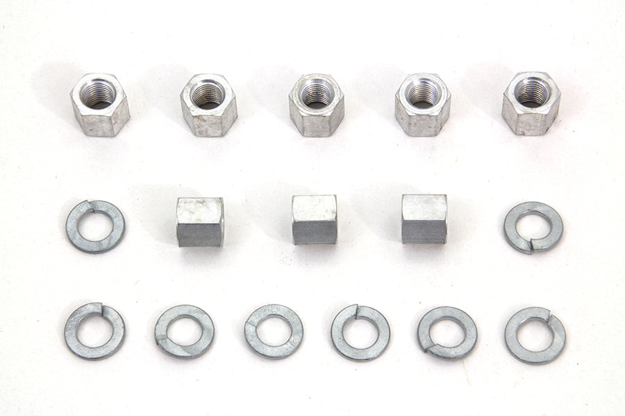 Colony 8105-16 cylinder base nuts and lock washers for Harley Davidson Big Twin engines