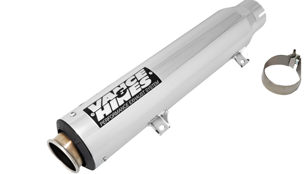 Vance & Hines Supersport Slip-On Mufflers – Chrome – M8 Softail 2025