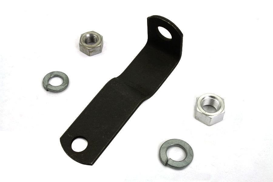 Colony Parkerized Linkert carb support bracket for Harley Davidson Big Twin models 1941 to 1953 replacing OEM 27431-41