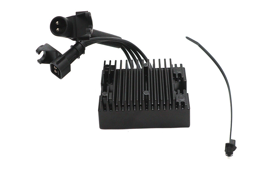Black Voltage Regulator – Harley Sportster 2007–2008 OEM 74546-07A