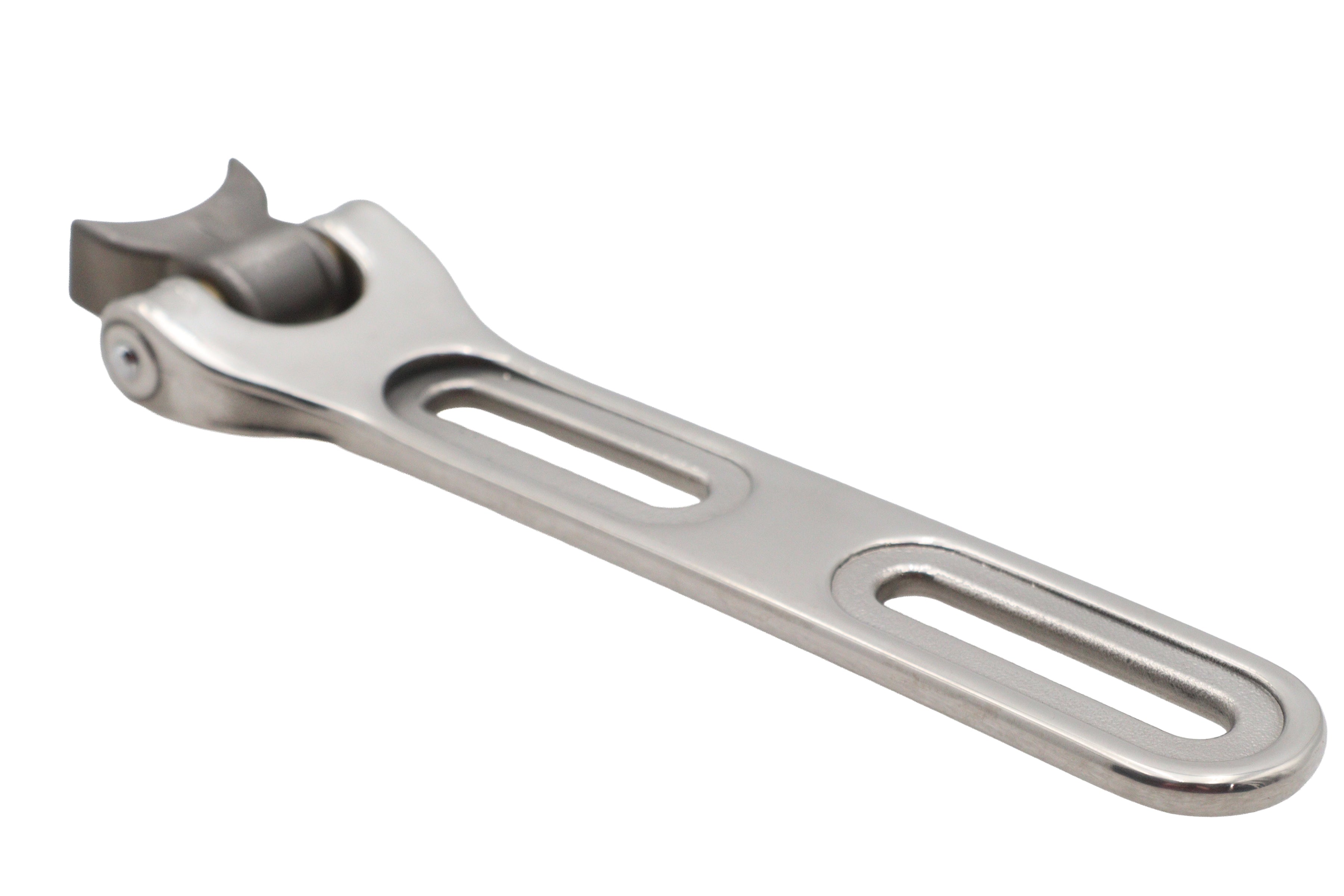 Solo seat hinge bracket with polished stainless steel bracket and weld-on steel hinge for chopper build