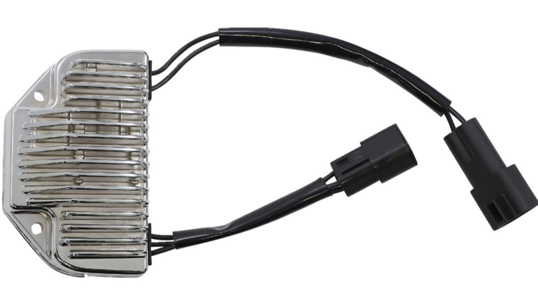Harley Davidson chrome voltage regulator rectifier for Dyna models 2004 to 2005
