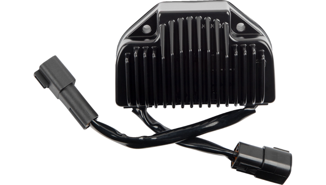 Harley Davidson black voltage regulator rectifier for Dyna models 2004 to 2005