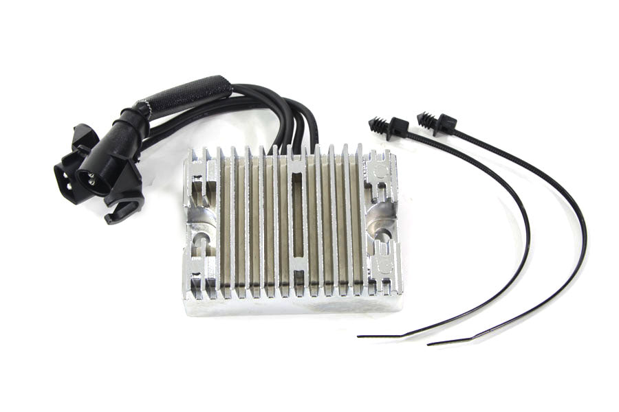 Chrome voltage regulator for Harley Davidson Sportster models 2007 to 2008 replacing OEM 74546-07A