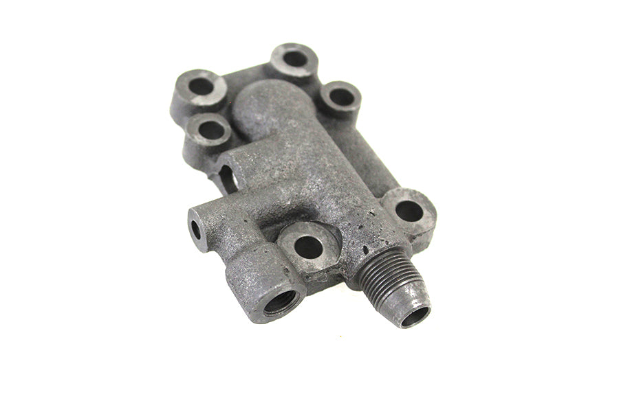 Harley-Davidson 45ci scavenger oil pump outer cover cast iron for G and WLA replaces OEM 26205-38