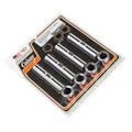 Colony chrome pushrod cover clips plus .200 long for Harley stroker engine applications